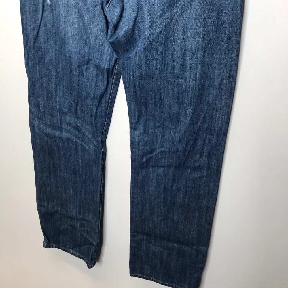 Carmar High Waisted Low Fit Baggy Straight Leg Jeans Size 28